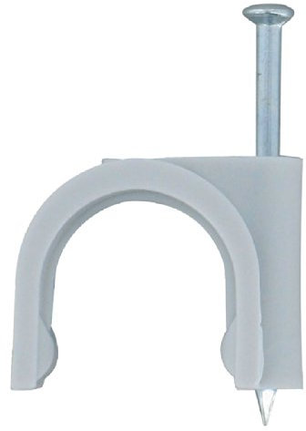 Legrand 031534 Attache Fixfor pour Câble Rond, Ø19mm, Gris