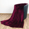 Bestlivings Kuscheldecke Wohndecke Celina, Tagesdecke für Sofa, Couch, Bett - hochwertige Flauschige Decke, 90 x 140 cm - Aubergine