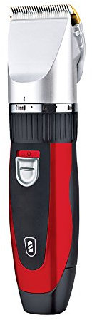 SURKER Tagliacapelli professionale da uomo, per barba, capelli e corpo, con 4 pettini, facile da usare