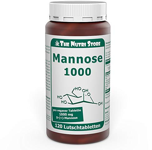 Mannose 1000 mg vegan Lutschtabletten 120 Stk. - D-(+)-Mannose