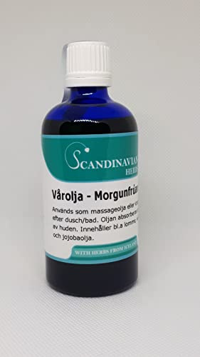 Scandinavian Herbs örtbaserade, parabenfria och närande kroppsolja, Vårolja - Morgonfrúarolía 100ml (100ml)