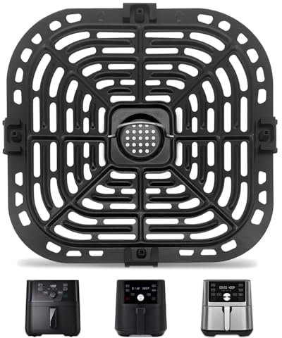 Air Fryer Grill Pan for Instant Pot Vortex Plus 5.7L Air Fryer, Air Fryer Accessories Replacement Tray Rack Parts Grill Plate Crisper Plate, Dishwasher Safe