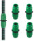 Kit de réparation de tuyau d'arrosage extensible, raccord de tuyau pour tuyau d'arrosage extensible 5/8 3/4, Kit de réparation pour tuyau extensible, connecteurs de pièces de tuyau d'arrosage