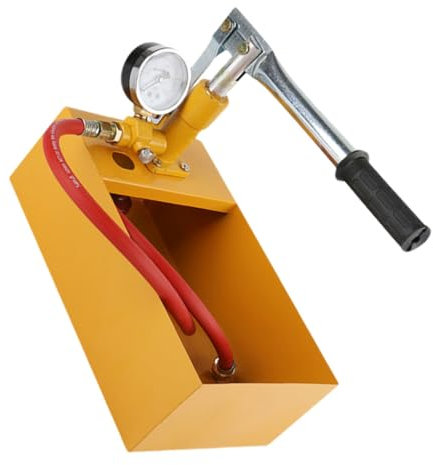 Alipis 1 Juego De Bomba De Prueba De Presión Hidrostática Para Tuberías De Agua, Bomba Hidráulica Manual, Comprobador De Presión Compacto Para Pruebas De Tuberías De 25 Kg