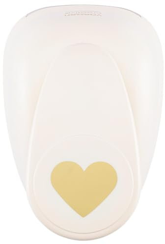 Vaessen Creative 21439-005 Stanzer Super Jumbo Herz | 7, 5 cm, Metal, Plastic, Purple, 15.1 x 10.9 x 8.5 cm