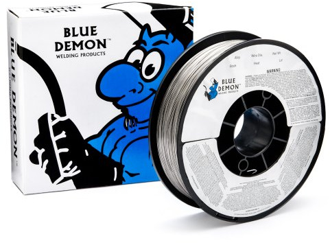 Blue Demon E71T-1/1M X .035 X 11LB Spool Dual Shield Gas Shielded Flux Core Welding Wire, General Purpose, All Position, Low Fumes, Stable Arc, Requires Shielding Gas