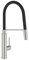 Grohe Concetto Küchenarmaturen - Einhand-Spültischbatterie (DN 15, supersteel, Einlochmontage) 31491DC0