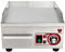 Beeketal 'BHGP-1' Profi Gastro Gusseisen Grillplatte elektrisch mit ca. 385 x 355 mm Grillfläche (glatt), stufenlos 50-300 °C (2000 Watt), Elektrogrill mit Spritzschutz und Fett Auffangbehälter