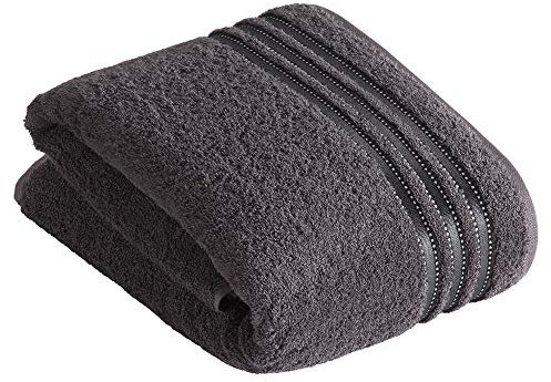 Vossen Cult de Luxe Badetuch 100 x 150 cm Graphit