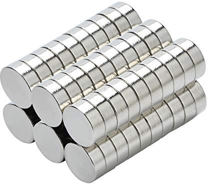 Yizhet 50 Stück Mini Magnete Kühlschrank Klein Gelten für Magnettafel Whiteboard Tafel Pinnwand u.v.m. (8 x 3mm)