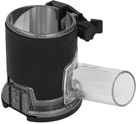 Aluminum Alloy Plunge Router Base with Dust Collection Cover, Transparent Woodworking Slotting Machine Dust Cover for Trimming Milling Grooving Carving