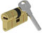 Yale 2100 Serie Euro-Profilzylinder (Patentiert) - Doppelt/Notfall - 40/40 - Messing poliert - Blistermenge 1