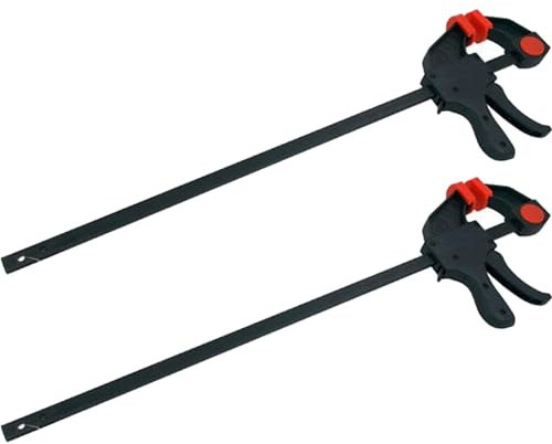 2pc 36 Bar Clamps for Woodwork Workbench Quick Grip Wood Quick Release Clamp Set Large Long 900mm Clamps One Handed Woodworking