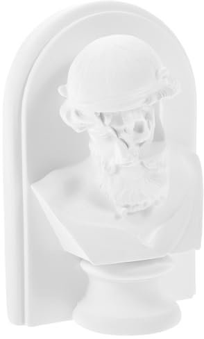 Garneck Statua Realistica Di Busto Greco - Figura in Resina Decorazione Per La Casa Scultura Da Tavolo
