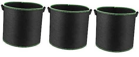KONTONTY Sacchetti Non Tessuto Per Piante Da Coltivazione Sacchetti Da Giardino Manico Per Fiori Contenitori Pratici Per Coltivazione Domestica