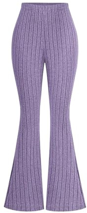 Leggings para Niñas Pantalones Acampanados de Punto Cintura Elástica Danza Yoga Pants Pantalon Bootcut Color Sólidos Deportes Ocio Pantalon de Campana Malla Deportiva para Niños 8-13 Años