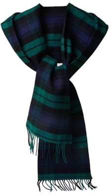 QSZHSL Scarf Winter Warm Scarves, Traditional Tartan Clan Scarves, Women's Winter scarf, Super soft Scottish Clan Tartan Cashmere scarves, Soft Stylish Plaid scarf for Men Women (1 Pcs)