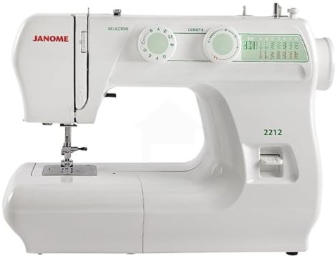 Janome 2212 Front-Loading Sewing Machine with 12 Built-In Stitches