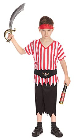 Bristol Novelty CC390 Pirat Kostüm,Mehrfarbig,4-6 Jahre