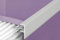 1 Stück | Rand Fliesenleiste | Alu | rostfrei | Effector | 2000x23x8mm | A85 | silber