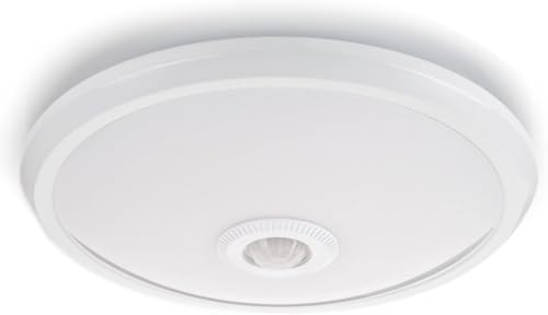 Sweet Led Deckenleuchte mit Bewegungsmelder, 12W 850lm, 4000K Neutralweiß, rund Ø29 cm, 360° einstellbarer Sensor, LED Leuchte mit Bewegungsmelder für Innenbeleuchtung