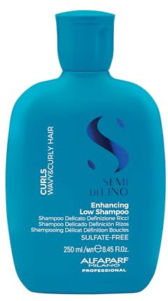 Alfaparf Milano| Semi di Lino Curls|Enhancing Low Shampoo - Shampoo delicato di definizione per onde e ricci, 250ml