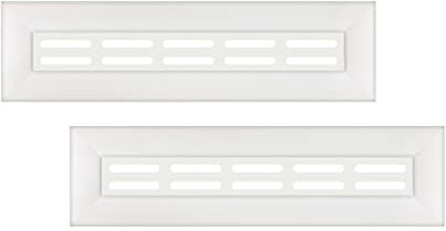 HEXIM Cache - Radiateur MDF & HDF - Habillage décoratif de radiateur en différentes tailles & motifs - Habillage du chauffage (Revêtement latéral Blanc 16x60 cm)