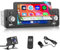 Hikity Carplay Autoradio 1 Din mit 5 Zoll Bildschirm Auto Radio Touch Display mit Bluetooth Freisprecheinrichtung Android Auto Mirror Link FM Radio USB SWC Externes Mikrofon + Rückfahrkamera