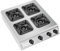Commercial 4 Hole Gas Stove - Heavy Duty Outdoor Catering Gas Stove with Cast Iron LPG Boiling Ring Burner for Efficient Cooking