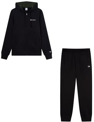 Champion Tuta Legacy Uomo, Nero, M