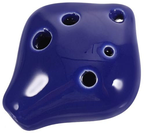 Generisch musikinstrumente musical instruments ocarina Okarina-Musikinstrument für Okarina Musikinstrument kleines Okarina-Musikinstrument Keramik-Okarina-Musikinstrument Blue