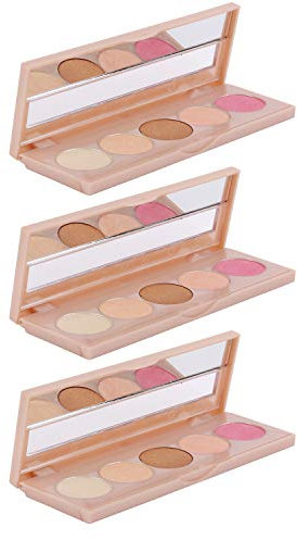 3x Douglas Make-up 955746 Teint Highlighter My Glow Palette Set