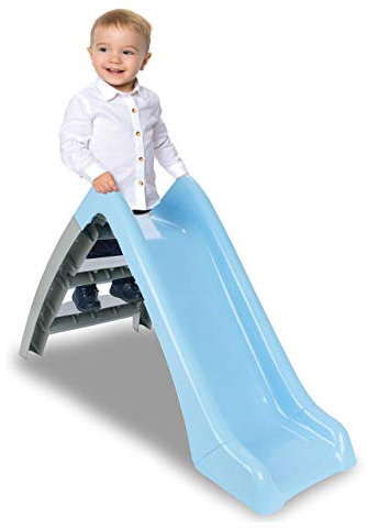 Jamara Happy Slide 460692 - Scivolo per bambini, adatto per interni ed esterni, dimensioni pratiche, facile da montare, colore: Blu pastello