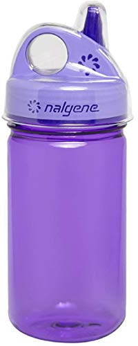 Nalgene Unisex Youth Grip-n-Gulp Sustain Bottle, Purple, 0.35 Litre