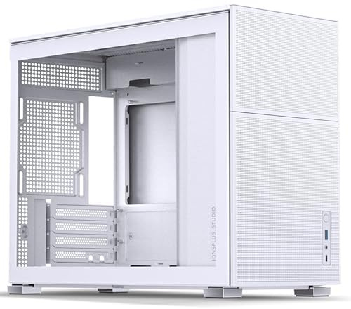 JONSBO D31 Mesh mATX Gehäuse, härdat glas - vit