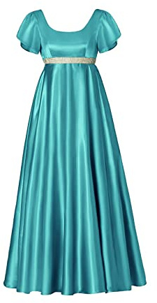 kinstell Regency Dresses for Women Robe vintage en satin style années 1800 Style victorien