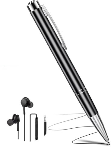 Digital Voice Recorder pen, 800 Hrs Capture information Storage Device,Digital Audio Storage Device with Back Clip Perfect Capture Every Word for Lecture Interview Meeting Class