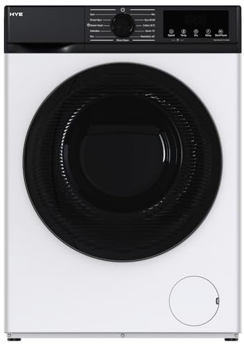 Washing Machine - Washer Dryer, 12KG/8KG Drum, 1400RPM, 60CM Width, Freestanding Design, Quiet 70 dB Operation, 11 Programs, Quick & Eco Wash, White, Perfect For Busy Households - W0112D08W22