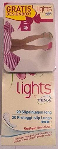 Tena Lights by Tena Long Hygiene Panty Liners Pack of 20