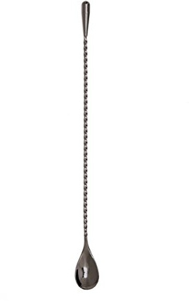 Cocktail Kingdom - Teardrop™ Barspoon 30cm - Gunmetal Black