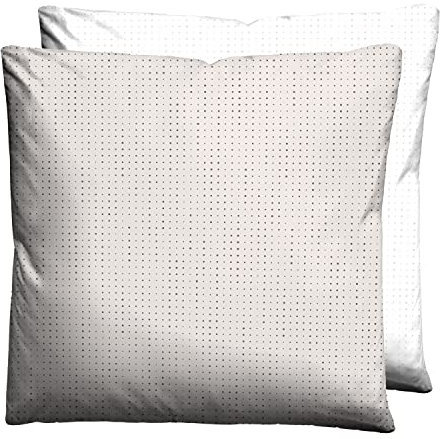 biberna 0636047 Mix & Match Kopfkissenbezug Mako-Baumwoll-Satin 1x 80x80 cm, taupe