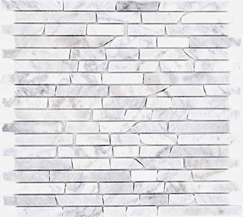 Piastrelle a mosaico in pietra naturale marmo bianco opaco parete pavimento cucina bagno doccia mosaico mosaico pavimento mosaico