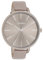 Oozoo - Timepieces Damen Uhr in Taupe | Armbanduhr Damen mit Lederarmband | Moderne Uhr für Frauen | Edle Analog Damenuhr in rund C11347 (48mm Gehäuse)
