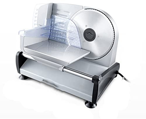 MLUENF Cortadora eléctrica multifunción para el hogar, Cortador de Carne semiautomático, Rollo de Cordero, Pan, jamón, Carne congelada, picadora de Carne de Vaca