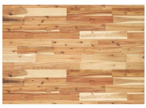 vidaXL Piano Tavolo Rettangolare 100x70x2cm Legno Massello di Acacia, Piano Tavolo di Ricambio, Piano Tavolo Rettangolare, Piano tavolino da Salotto
