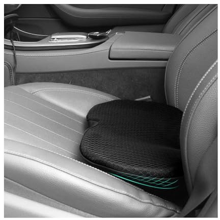 YZROHYI Keilkissen Auto SitzerhöHung für Erwachsene,Sitzkeilkissen für Auto Sportsitze,Autositzkissen Fahrersitz,Keilsitzkissen,Autositzkissen Vordersitze rutschfest,Sitzkissen für Autos Fahrersitz