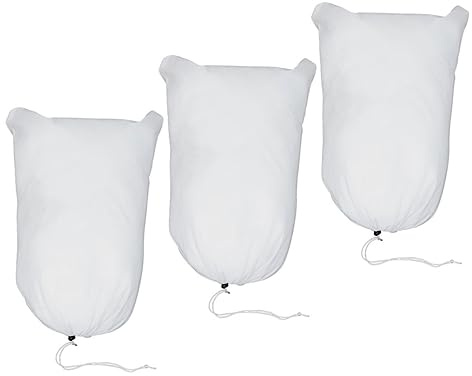 ifundom 3 Piezas Cubierta Protectora para Plantas Resistentes Heladas Cubierta Cordón para Plantas De Invierno Fundas Protectoras No Tejidas para Proteger Heladas Jardín o Terraza