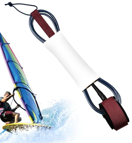 Leash Dritto per Tavola da Surf | Cinturino Antiscivolo Leggero per Shortboard,Leash per Surf per Shortboard - Per Uomini Donne Ragazzi Ragazze Giovani Adolescenti Stand-Up Paddleboarding Competizione