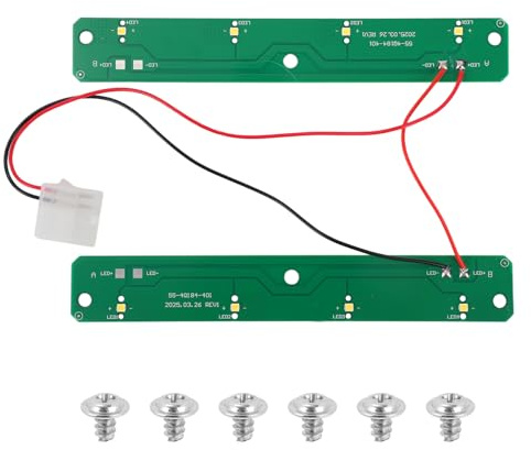 W11043011 Refrigerator LED Light Replacement Parts, Fridge LED Light for WRX735SDHZ01 WRX735SDHV00 WRX735SDBM04 WRX735SDHZ00 WRF555SDFZ05 WRF555SDFZ08 Fixes Flickering Dim Issues