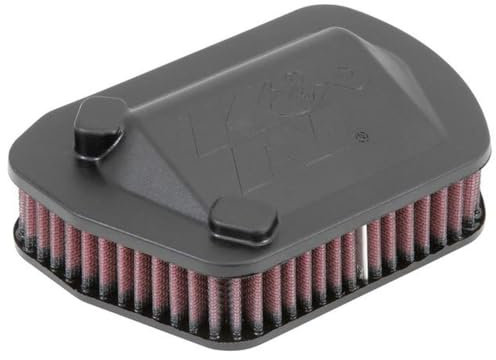 K&N YA-9514 Motorrad Luftfilter, Rot